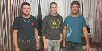 Änderungen im Vorstand des Viehzuchtvereins: (v.l.n.r.) neuer Aktuar Andreas Jud, neuer Präsident Andreas Fischli und Vorgänger Niklaus Jud.