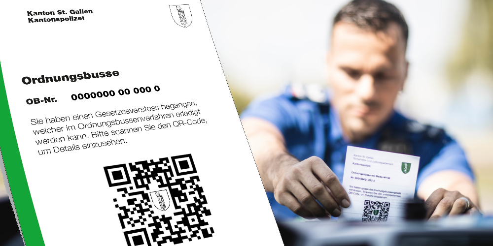 So sehen in Zukunft die Busszettel aus, die fehlbare Auto-Frontscheiben verzieren.