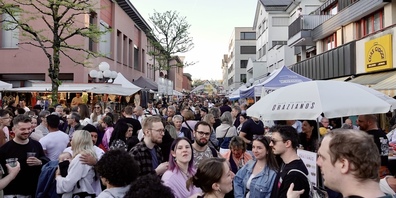 Ein Frühlingsfest ohne fröhliches Gedränge? Undenkbar! 
