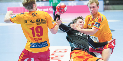 Wird es Jonas Schelker (Nummer 21) gelingen, erneut gegen den Favoriten Montpellier HB grossartig aufzutrumpfen? 