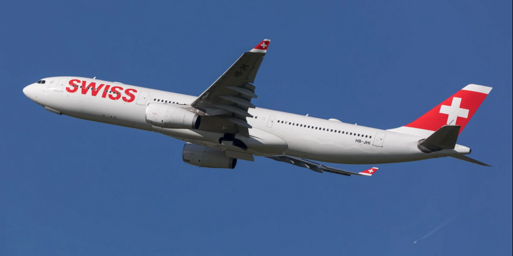 Ein Airbus 330 der SWISS musste in Dehli den Start abbrechen. 