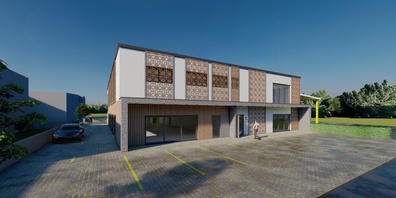 Das bestehende Gewerbegebäude an der Schwändistrasse 5 soll zu einem «multifunktionalen Kulturzentrum» umgebaut werden.