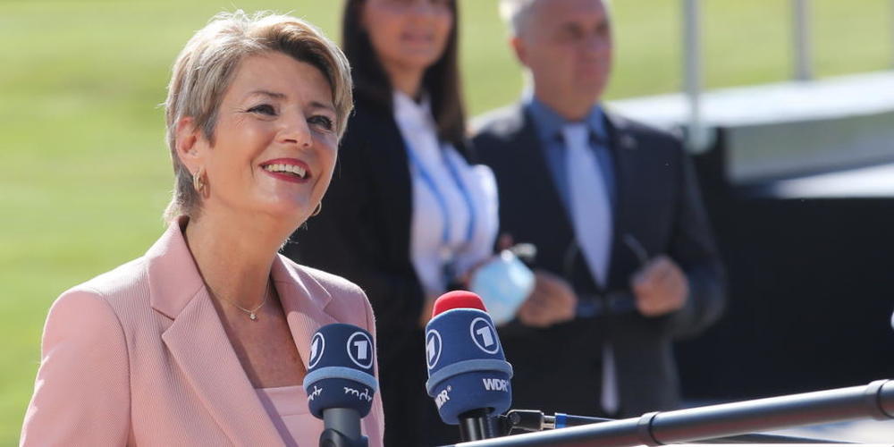 Bundesrätin Karin Keller-Sutter hat am Treffen der EU-Innenminister am Donnerstag im slowenischen Kranj eine schnelle Reform von Schengen/Dublin gefordert.