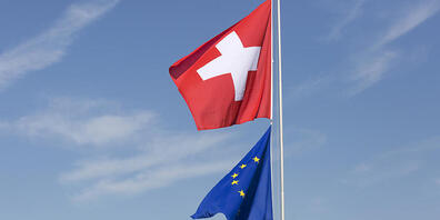 Schlechte Karten hat die EU derzeit bei Umfragen in der Schweiz.