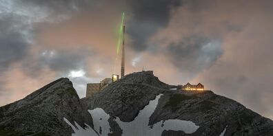Trumpf und die Uni Genf haben den laserbasierten Blitzableiter auf über 2500 m ü. M. in Betrieb genommen.