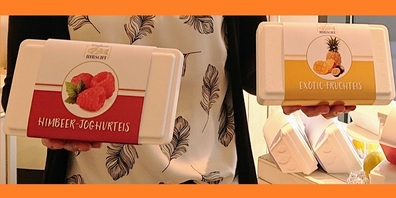 In praktischen 750 ml Portionen - gut isoliert verpackt.