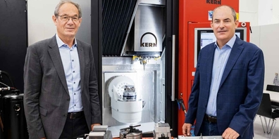 RhySearch-Verwaltungsratspräsident Werner Krüsi und -Geschäftsführer Richard Quaderer