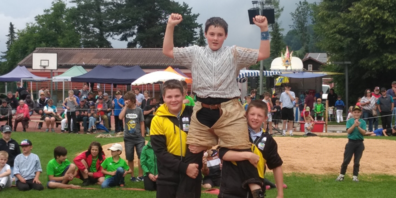 Andreas Peter nach dem Sieg im Schlussgang 