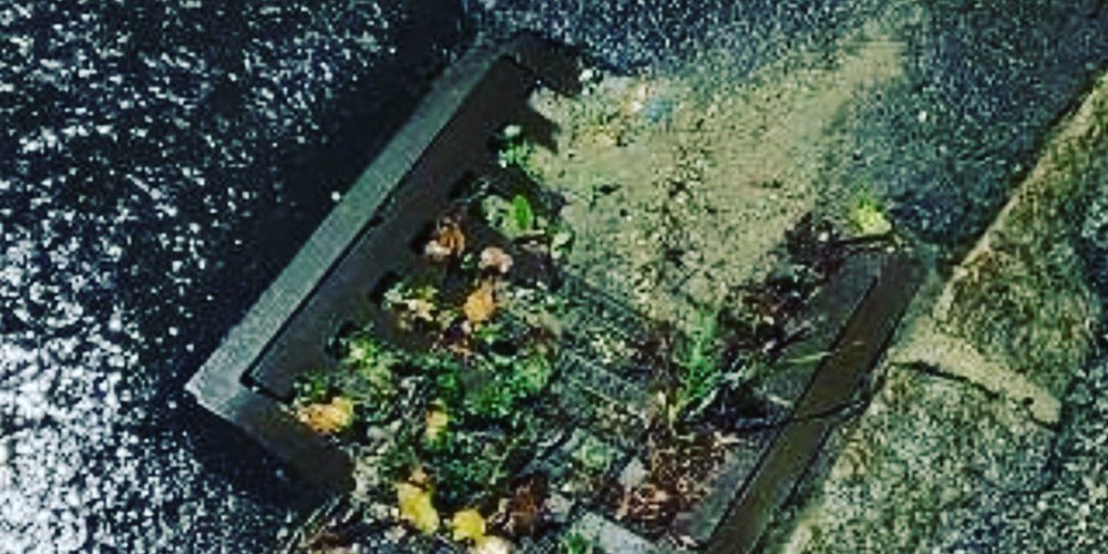 Abläufe sollten frei bleiben, damit Wasser dahin fliessen kann, wo es hin soll.