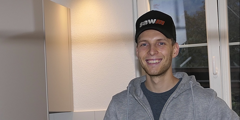 Motorrad-Ass Dominic Schmitter ist froh, wieder gesund zu Hause zu sein