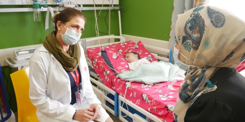 Lina Raheel, Leiterin des Sozialdienstes