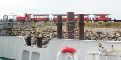 Eine Fahrt mit dem Rheinbähnle und dem Bodenseeschiff macht Jung und Alt Freude