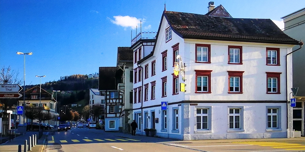 Das altehrwürdige Gasthaus «zur Alten Post» in Rheineck
