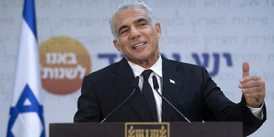 ARCHIV - Jair Lapid, Vorsitzender der israelischen Partei Yesh Atid. Foto: Oded Balilty/AP/dpa Foto: Oded Balilty/AP/dpa