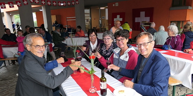 Die Rheinecker Bundesfeier war gut besucht