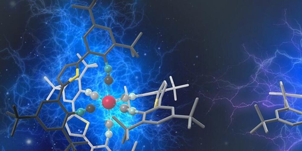 Mangan-Komplexe, welche an der Universität Basel entwickelt wurden, zeigen erstmals Leuchteigenschaften und Photokatalyse-Verhalten, wie es bis jetzt vor allem für edelmetallhaltige Verbindungen bekannt war. (Pressebild)