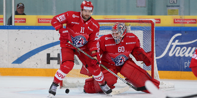 Fabian Maier und Torhueter Melvin Nyffeler (SCRJ). Foto/Archiv: Thomas Oswald