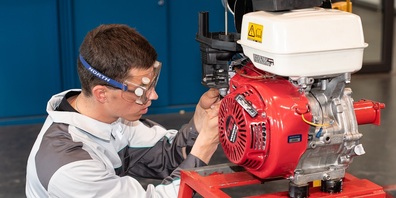 Landmaschinenmechaniker Sandro Weber vertritt die Schweiz an den EuroSkills in Graz. 