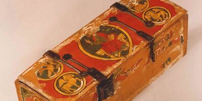 In schmucken Kästchen wie diesem bewahrten Klosterfrauen besonders wertvolle Schriftstücke auf.