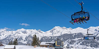 Die neue Familienbahn der Bergbahnen Wildhaus transportierte im ersten Betriebsjahr über 400'000 Schneesportlerinnen und -sportler.