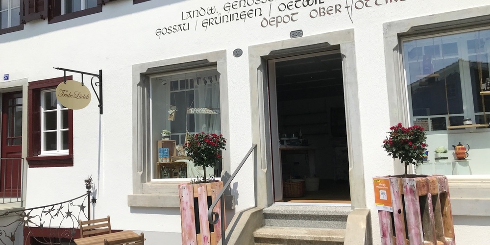 Der Schriftzug der Landwirtschaftlichen Genossenschaft ist noch immer sichtbar.