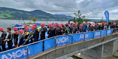 Viele Athleten – Profis und Amateure – machten beim Ironman 70.3 mit.