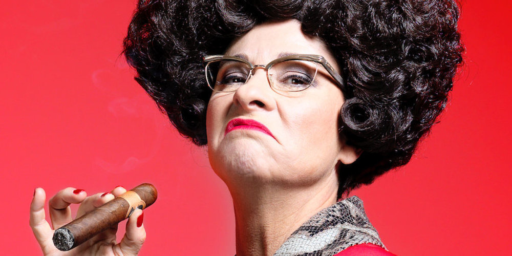 Helga Schneider mit ihrem Programm "Miststück"