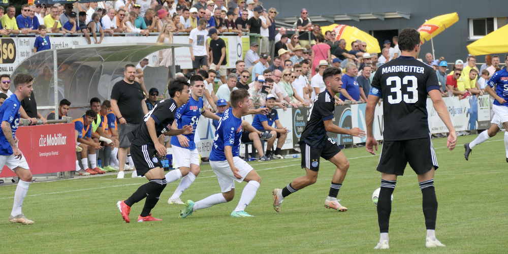 Lange Zeit konnten sich die Widnauer gut zur Wehr setzen