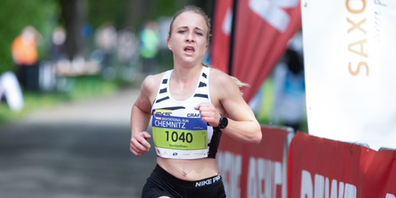 Im Frühling startete Fabienne Vonlanthen im deutschen Chemnitz, wo sie den Zielstrich als Achte überquerte.