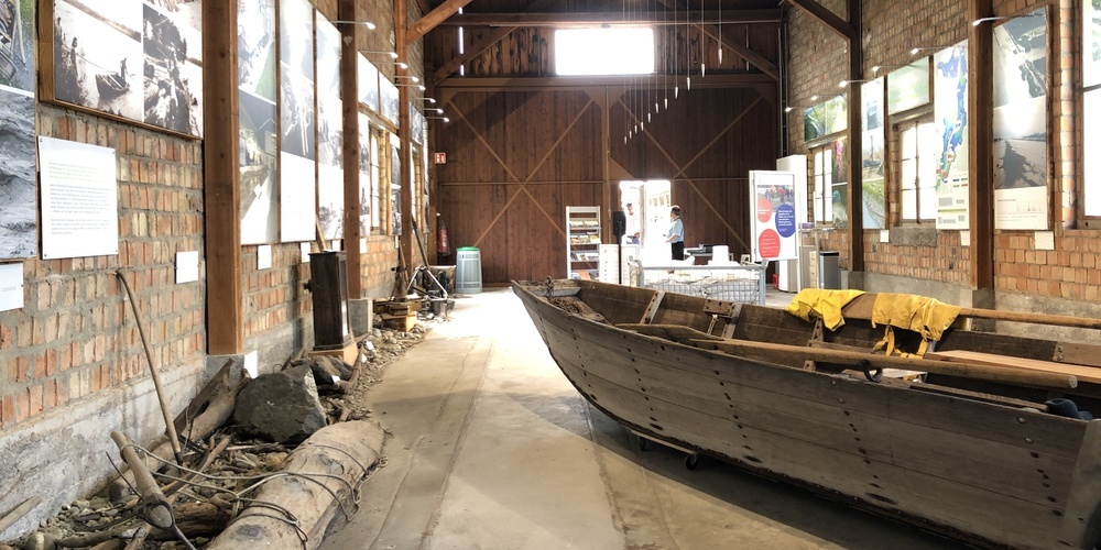 Der Rhy-Schopf in Widnau ist das Ziel von Dampflokfahrten