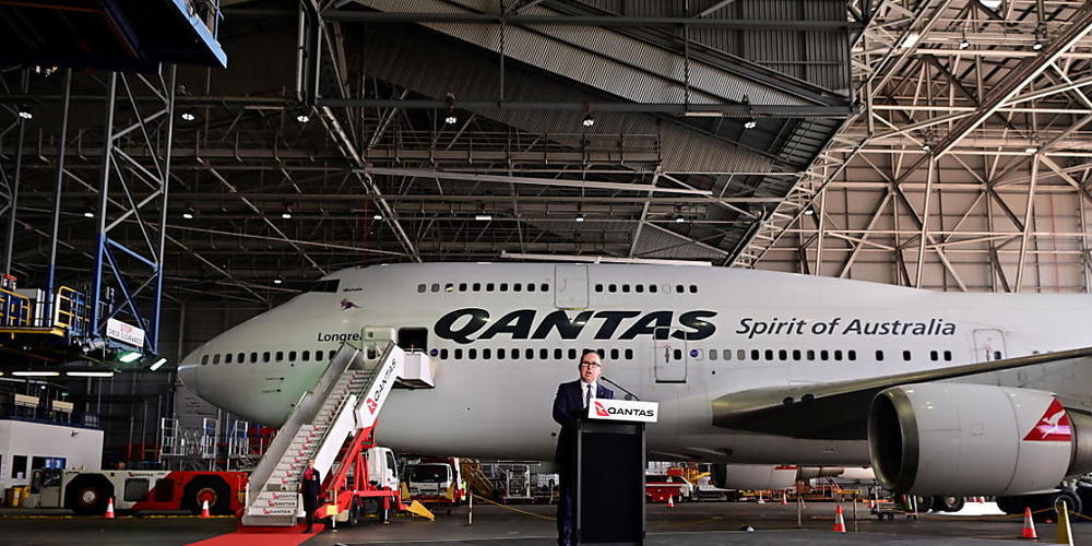 Roter Teppich für Zutritt zu Qantas-Flugzeugen bald nur noch für Geimpfte (Archivbild)