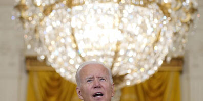 US-Präsident Joe Biden spricht im Weißen Haus über die Situation in Afghanistan. Das Weiße Haus teilte am Dienstagabend (Ortszeit) mit, dass sich in der kommenden Woche die Staats- und Regierungschefs der G7-Staaten bei einer Videokonferenz über d...