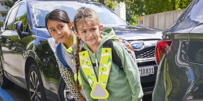 Achtung – ab Montag, 10. August 2026, sind im Linthgebiet wieder Kinder auf dem Schulweg! (Themenbild)
