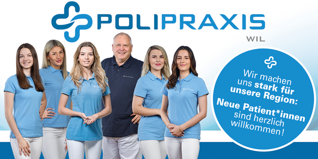 Die Polipraxis Wil stärkt die Hausarztmedizin und nimmt  ab sofort neue Patientinnen und Patienten auf.