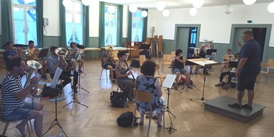 Fleissiges Proben ist angesagt.