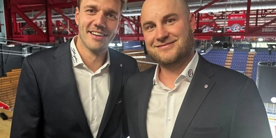Übernehmen das Mikro: Simon Richle und Daniel Keller.