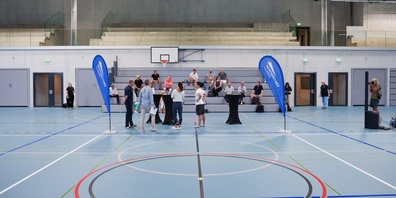 Medientag im Sportzentrum Zürich.