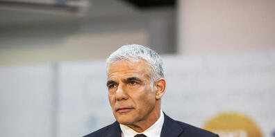 FILED - Israels Außenminister Jair Lapid bei einer Pressekonferenz. Er kritisierte das polnische Gesetzesvorhaben als «unmoralisch». Photo: Ilia Yefimovich/dpa