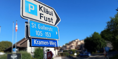 Der Kramen-Weg bekommt einen neuen Strassenbelag.