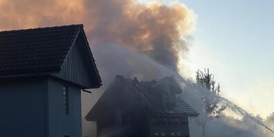 Die Feuerwehr löschte in Benken SG den Brand eines Bienenhauses.