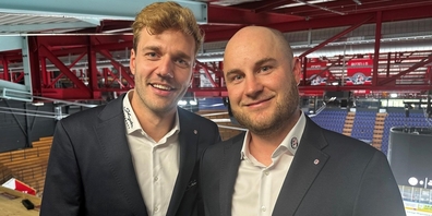 Übernehmen das Mikro: Simon Richle und Daniel Keller.