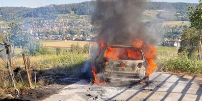 Beim Brand eines Autos in Eschenz TG steht als Ursache ein technischer Defekt im Vordergrund.