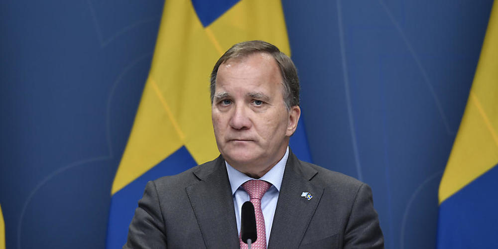 Ministerpräsident Stefan Löfven hat sich für den Rücktritt entschieden. Foto: Stina Stjernkvist/TT NEWS AGENCY/AP/dpa