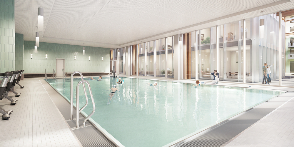 So wird das Warmwasserbad in der Stahlgiesserei aussehen. (Visualisierung)