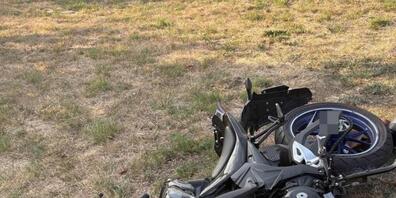 Auf diesem Motorrad war die 18-Jährige unterwegs.