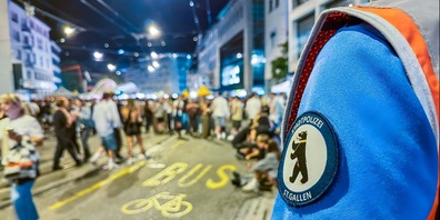 Vereinzelt musste die Polizei wegen Auseinandersetzungen und übermässigem Alkoholkonsum eingreifen