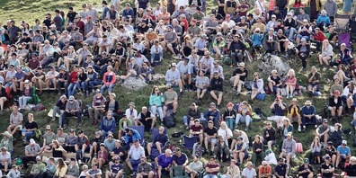 Schwägalp Schwinget 2026: Nicht nur auf den Tribünen, auch am Berghang des Säntis fiebern die Schwingfans mit.