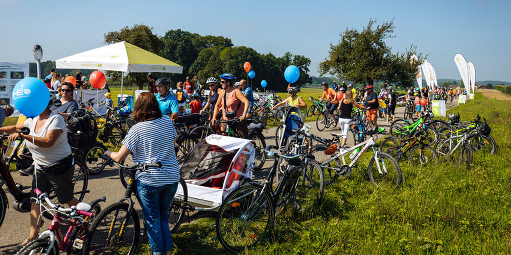 Der slowUp Bodensee Schweiz ist ein gesellschaftlicher Anlass im Freien.
