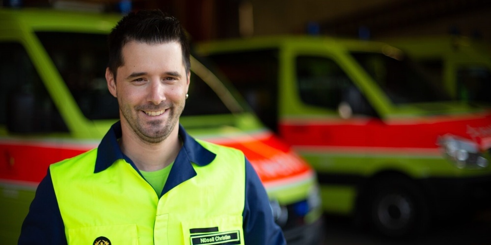 Christian Nüssli engagiert sich seit 16 Jahren für die Feuerwehr, seit 2012 in Gossau ZH.