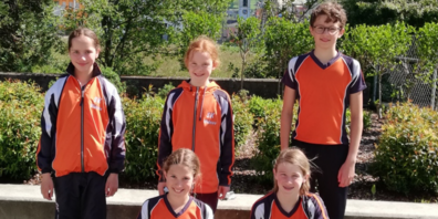 v.l.n.r. Leonie Billeter, Elina Hautle, Florina Wohlgensinger, Ben Wilde, Andri Halter